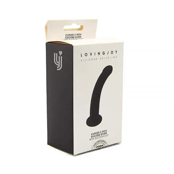 Loving Joy – Curved 5 Inch Silicone Dildo With Suction Cup (couples – Playtime)