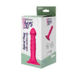 Dream Toys – Sprial Tapered Silicone Dildo With Suction Cup (pink)