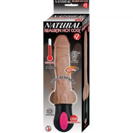 Nasstoys – Realistic Warming 6.5 Inch Vibrating Dildo With Balls Brown (realistic)