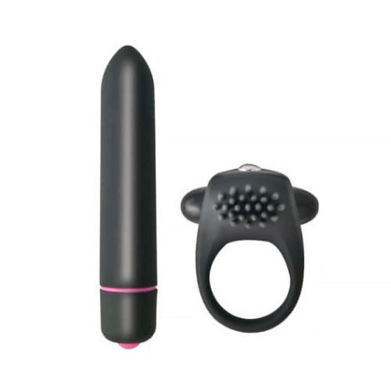 Nasstoys – Vibrating Cockring And 10 Function Bullet Couples Kit