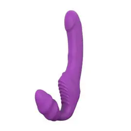 Dream Toys – Rechargeable Silicone Strapless Vibrating Dildo (strap On Vibes)