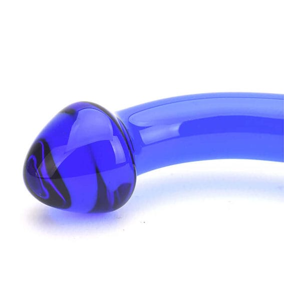 Spectrum - Ribbed G-spot Glass Dildo (dildos - Glass Dildos)