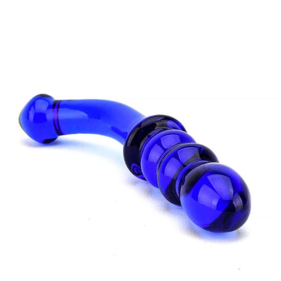 Spectrum - Ribbed G-spot Glass Dildo (dildos - Glass Dildos)