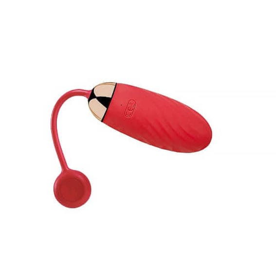 Svakom - Ella App Controlled Silicone Vibrating Egg Red (fun Vibrators)