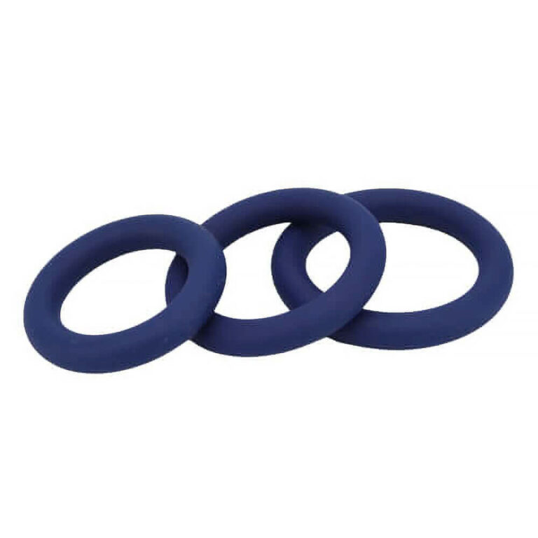 Loving Joy - Thick Silicone Cock Rings 3 Pack (toys For Him - Sleeves & Rings)