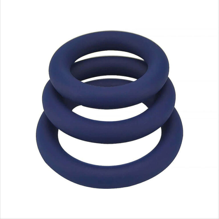 Loving Joy - Thick Silicone Cock Rings 3 Pack (toys For Him - Sleeves & Rings)