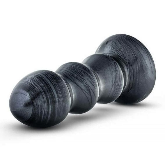 Blush - Jet Black Jack Large Ribbed Butt Plug 7 Inches (anal Toys - Butt Plugs)