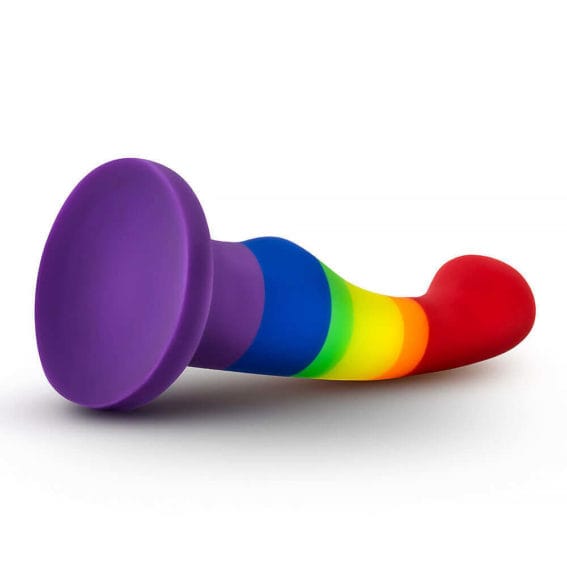 Blush - 6 Inch Avant Pride Freedom Silicone Dildo (rainbow)