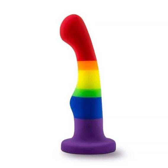 Blush - 6 Inch Avant Pride Freedom Silicone Dildo (rainbow)