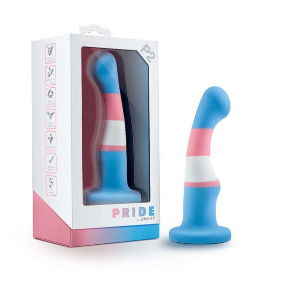 Blush - 6 Inch Avant Pride True Blue Silicone Dildo (dildos & Dongs)