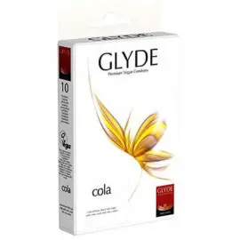 Glyde Vegan Condoms – Ultra Cola Flavour Vegan Condoms 10 Pack (essentials)