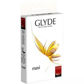 Glyde Vegan Condoms – Ultra Maxi Vegan Condoms 10 Pack (essentials – Condoms)
