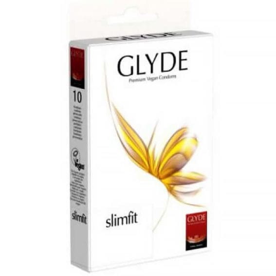 Glyde Vegan Condoms - Ultra Slimfit Vegan Condoms 10 Pack (essentials)