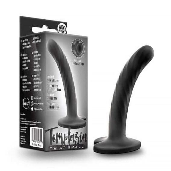 Blush - 5 Inch Twist Silicone Dildo With Suction Cup  (dildos & Dongs)