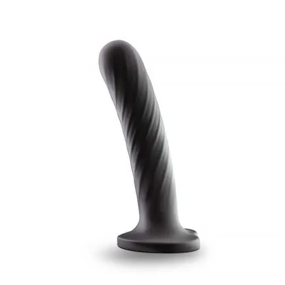 Blush – 7 Inch Twist Silicone Dildo With Suction Cup (dildos & Dongs)