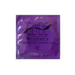 Glyde Vegan Condoms – Ultra Wildberry Flavour Vegan Condoms 100 Bulk Pack