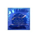 Glyde Vegan Condoms - Ultra Blueberry Flavour Vegan Condoms 100 Bulk Pack
