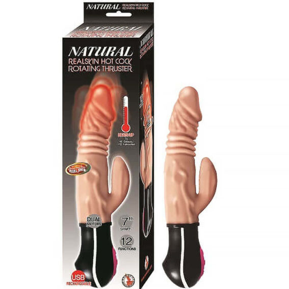 Nasstoys - Realistic Warming & Thrusting Vibrating Dildo Flesh (rabbit Vibrators)