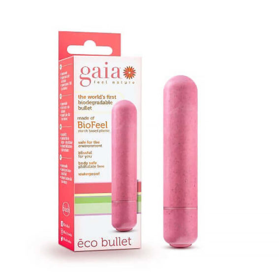 Blush - Gaia Biodegradable Eco Bullet Vibrator Pink (vibrators - Fun Vibrators)