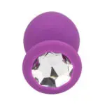 Loving Joy – Jewelled Silicone Butt Plug Purple – Large (anal Toys – Butt Plugs)