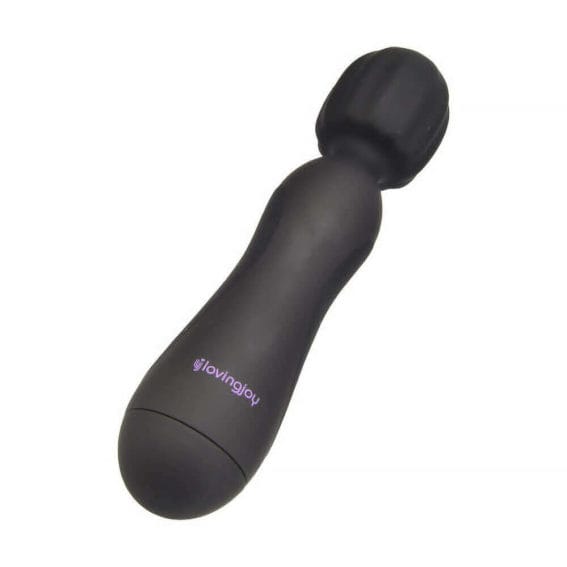 Loving Joy - 10 Function Magic Wand Vibrator Black (couples - Playtime)