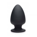 Silexd – 5 Inch Dual Density Large Silicone Butt Plug (black – Anal Toy)