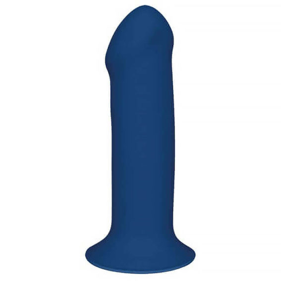Silexd – 7 Inch Cushioned Core Girthy Silicone Dildo (blue)