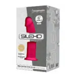 Silexd - 6 Inch Realistic Silicone Dual Density Dildo With Suction Cup (pink)