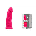 Silexd – 7.5 Inch Realistic Silicone Dual Density Dildo (pink)