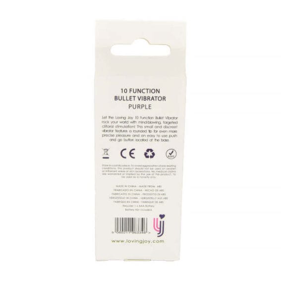 Loving Joy - 10 Function Purple Bullet Vibrator (vibrators - Bullets And Eggs)