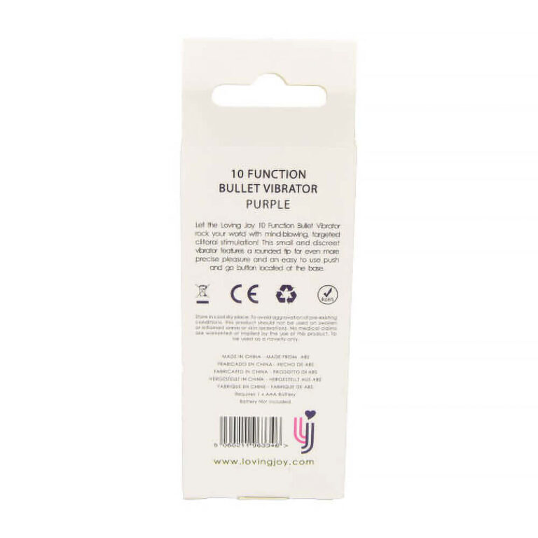 Loving Joy - 10 Function Purple Bullet Vibrator (vibrators - Bullets And Eggs)