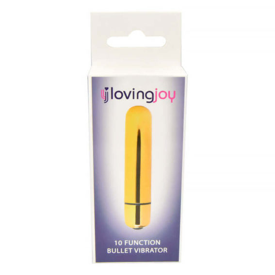 Loving Joy - 10 Function Gold Bullet Vibrator (vibrators - Bullets And Eggs)