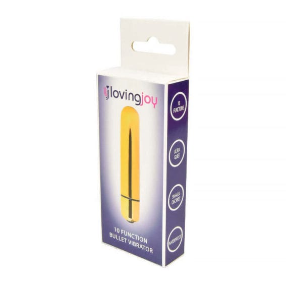 Loving Joy - 10 Function Gold Bullet Vibrator (vibrators - Bullets And Eggs)