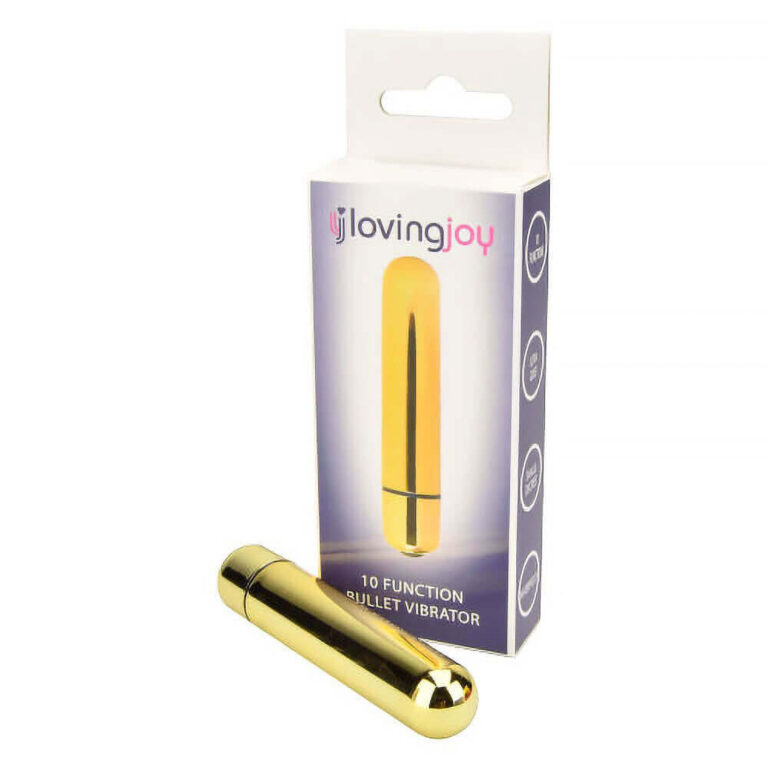 Loving Joy - 10 Function Gold Bullet Vibrator (vibrators - Bullets And Eggs)