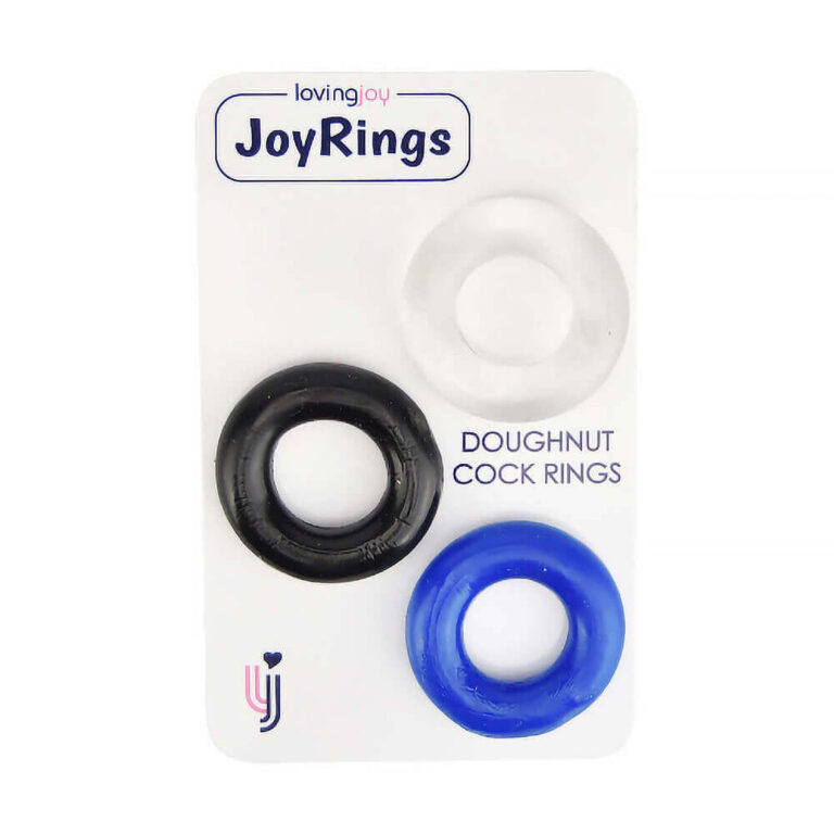 Joy Rings - Doughnut Cock Rings (3 Pack) (toys For Him - Sleeves & Rings)