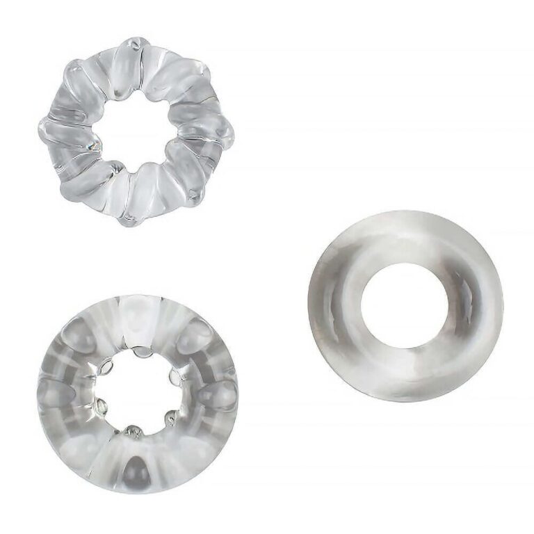 Joy Rings - Enhancement Cock Ring Set (3 Pack) (toys For Him - Sleeves & Rings)