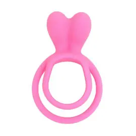 Joy Rings – Silicone Double Rabbit Cock Ring (toys For Him – Sleeves & Rings)