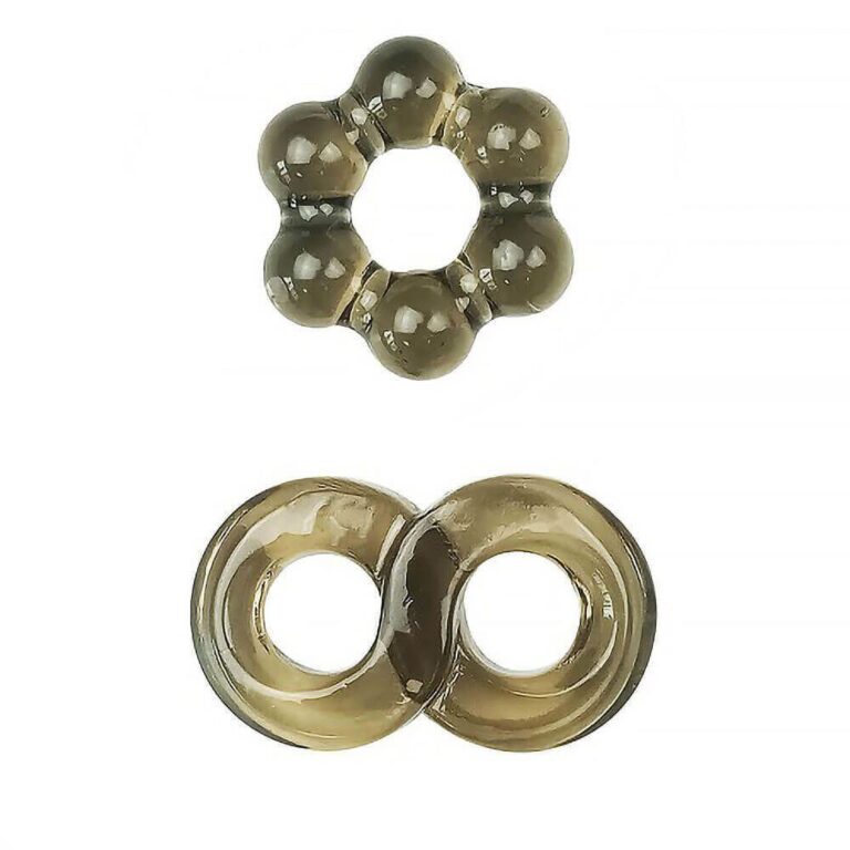 Joy Rings - Stamina Cock Ring Set (2 Pack) (toys For Him - Sleeves & Rings)