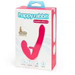 Happy Rabbit – Rechargeable Vibrating Strapless Strap On Pink (rabbit Vibrators)