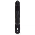 Happy Rabbit – Rechargeable Slimline G-spot Rabbit Vibrator (black)