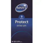 Mates - Protect Extra Safe Condoms 9 Pack (essentials - Condoms)