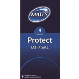 Mates – Protect Extra Safe Condoms 9 Pack (essentials – Condoms)