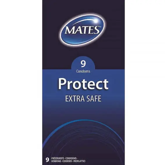 Mates - Protect Extra Safe Condoms 9 Pack (essentials - Condoms)
