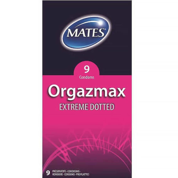 Mates – Orgazmax Extreme Dotted Condoms 9 Pack (essentials – Condoms)