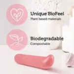 Blush - 3 Inch Gaia Biodegradable Eco G-spot Vibrator (coral Pink)
