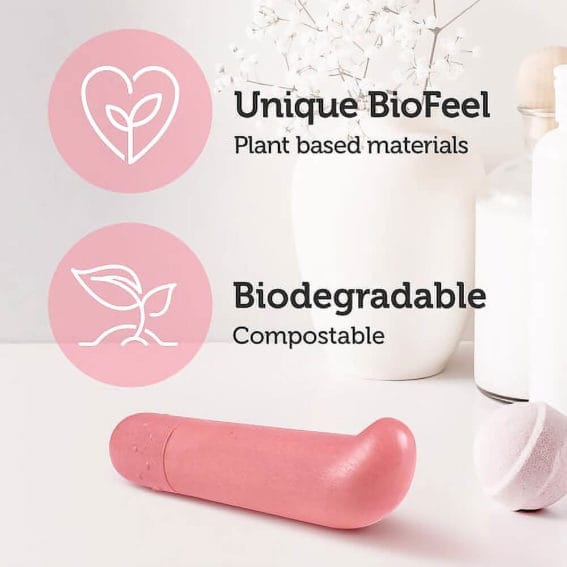 Blush - 3 Inch Gaia Biodegradable Eco G-spot Vibrator (coral Pink)