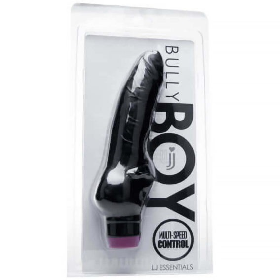 Loving Joy - Bully Boy Realistic Vibrator Black (vibrators - Realistic)