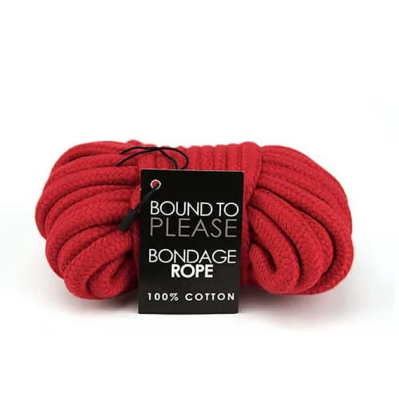 Bound To Please - Bondage Rope Red (bondage - Restraints)