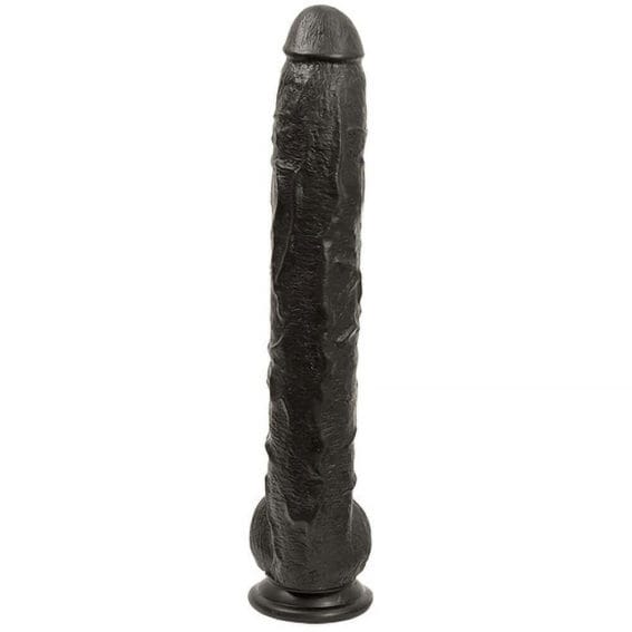 Doc Johnson - Dick Rambone Xxl 16.5 Inch Dildo And Suction Cup (black)