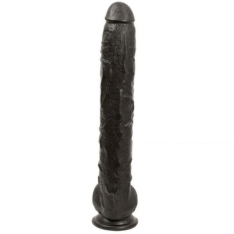 Doc Johnson - Dick Rambone Xxl 16.5 Inch Dildo And Suction Cup (black)